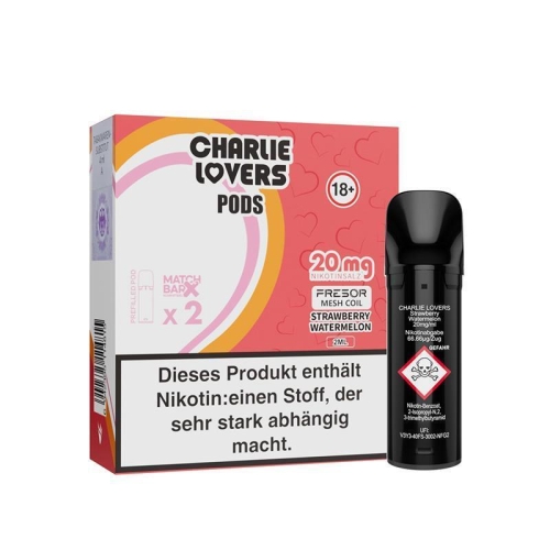 Charlie Lovers Pods Strawberry Watermelon 10 mg/ml