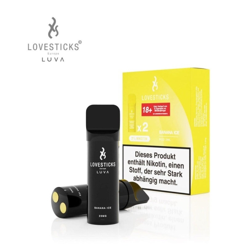 Lovesticks - Luva Pods (2 Pods pro Packung) Banana Ice