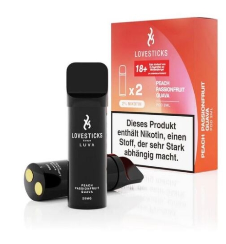 Lovesticks - Luva Pods (2 Pods pro Packung) Peach Passion Fruit Guava
