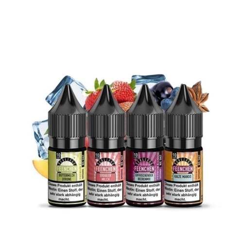 NEBELFEE Nikotine Salz Liquids 10 ml Himbeer Wassermelone Feenchen 20 mg