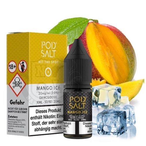 POD SALT Mango Ice Nikotinsalz Liquid 10 ml - Nikotinmenge: 11mg