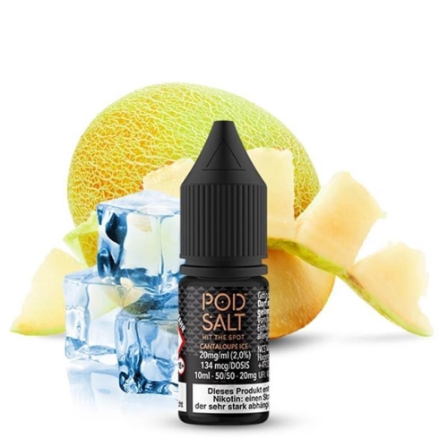 POD SALT Cantaloupe Ice Nikotinsalz Liquid 10ml - Nikotinmenge: 20mg