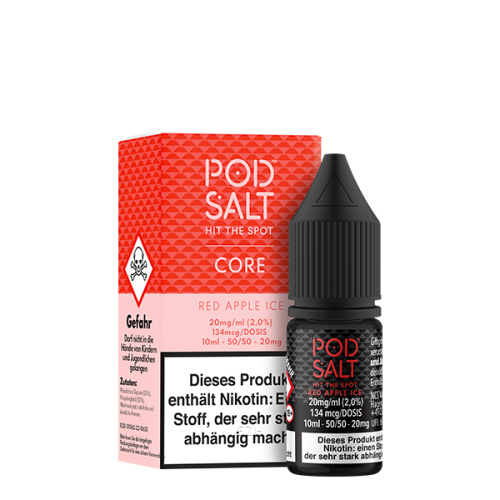 Pod Salt Core - 10ml Nikotinsalz Liquid Red Apple Ice 20mg