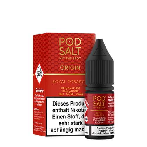 Pod Salt Origin - 10ml Nikotinsalz Liquid Royal Tobacco 20mg
