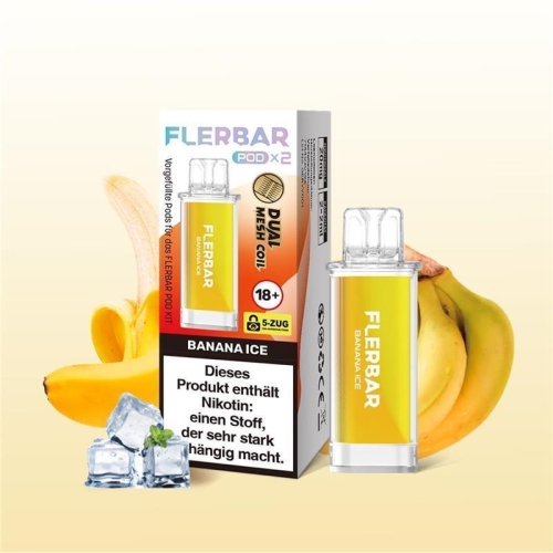 Flerbar Pod 20 mg/ml (2 Stück) Banana Ice