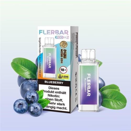 Flerbar Pod 20 mg/ml (2 Stück) Blueberry