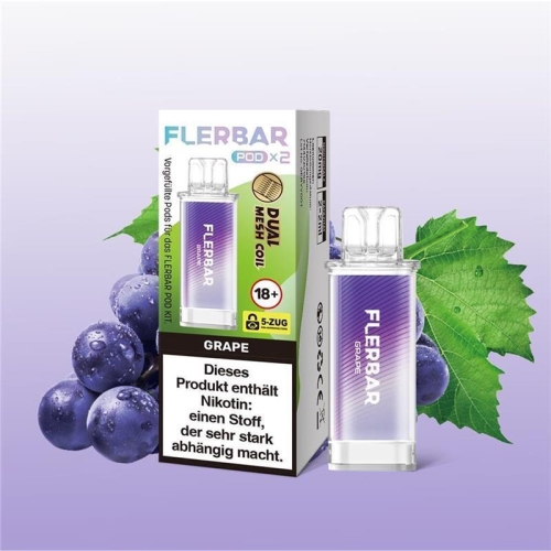 Flerbar Pod 20 mg/ml (2 Stück) Grape