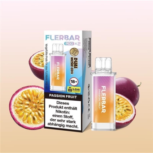 Flerbar Pod 20 mg/ml (2 Stück) Passion Fruit