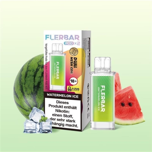 Flerbar Pod 20 mg/ml (2 Stück) Watermelon Ice