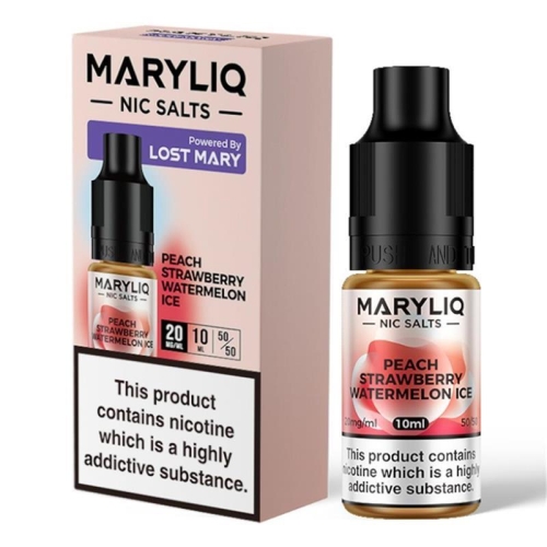 Lost Mary - Maryliq Nikotinsalz Liquid Peach Strawberry Watermelon Ice 20mg