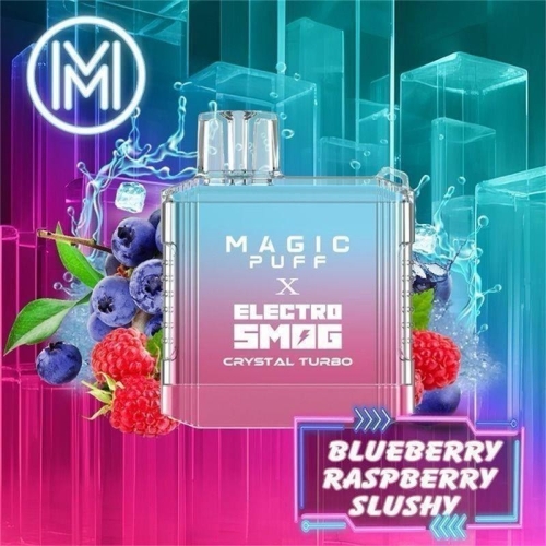 Magic Puff x Electro Smog Einweg Vape Blueberry Raspberry Slushy