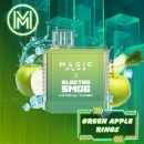 Magic Puff x Electro Smog Einweg Vape Green Apple Rings