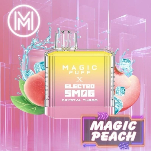Magic Puff x Electro Smog Einweg Vape Magic Peach