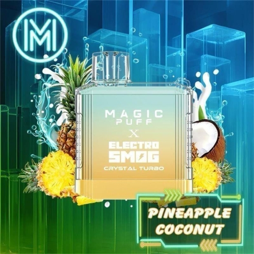 Magic Puff x Electro Smog Einweg Vape Pineapple Coconut