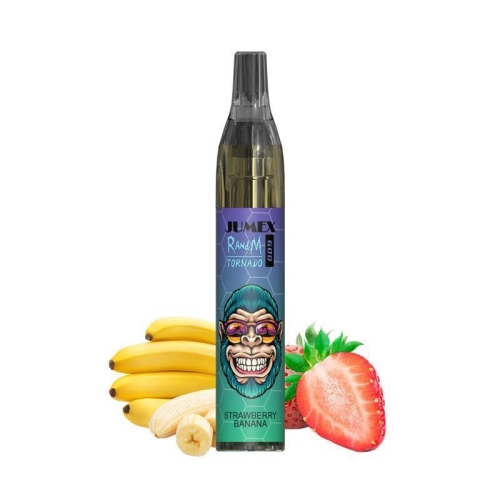 RandM Tornado Vape Vase 600 Strawberry Banana 0 mg/ml