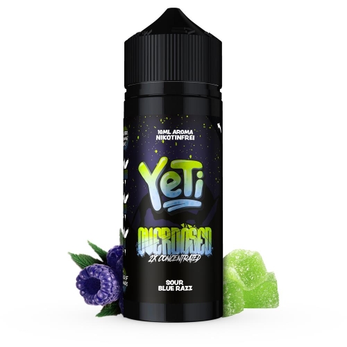 Yeti Overdosed - Sour Blue Razz Longfill 10 ml