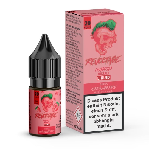 Revoltage -  Super Strawberry E-Liquid 20 mg