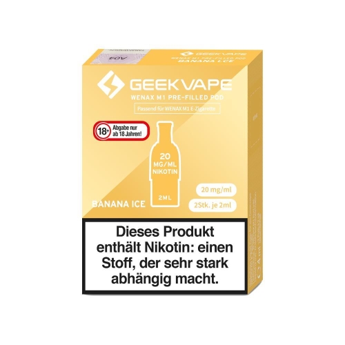 Geekvape - M1 Prefilled Pods (2 Stück) Banana Ice