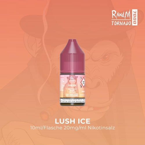 RandM Tornado Liquids - Nikotinsalz Lush Ice 10 mg/ml