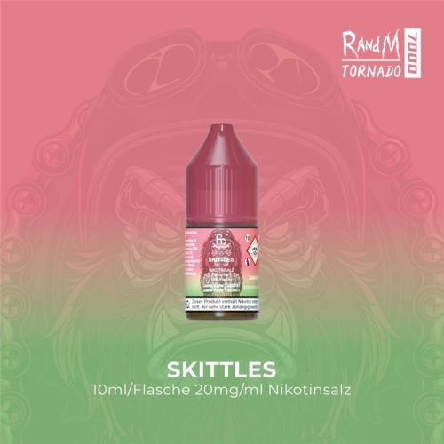 RandM Tornado Liquids - Nikotinsalz Skittles 20 mg/ml