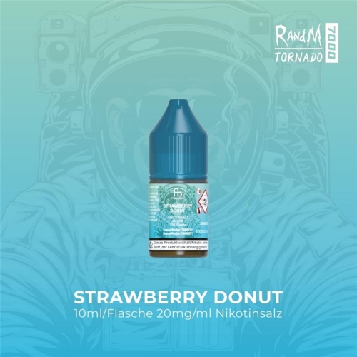 RandM Tornado Liquids - Nikotinsalz Strawberry Donut 20 mg/ml