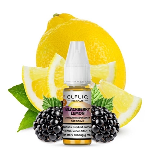 Elfliq - NicSalt Liquid Blackberry Lemon  10 mg/ml