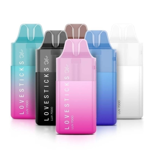 Lovesticks - LUV7000 Mehrweg Vape Max. 14000 Züge Pink