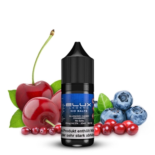 Elux - Nikotinsalz Liquid 10 ml Blueberry Cherry Cranberry 20 mg/ml