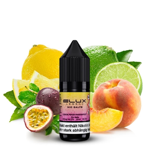 Elux - Nikotinsalz Liquid 10 ml Lemon Peach Passion 20 mg/ml