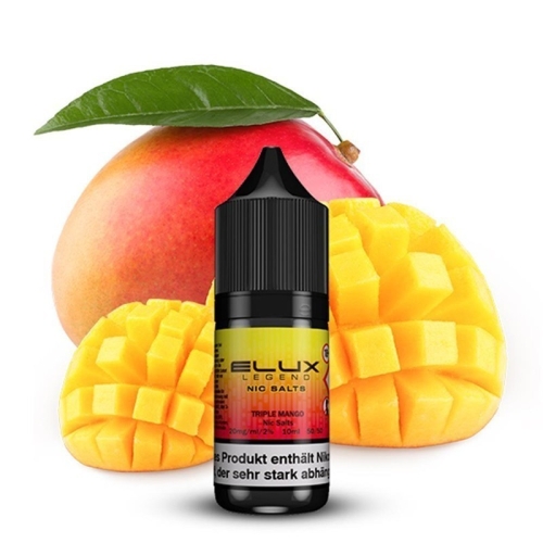 Elux - Nikotinsalz Liquid 10 ml Triple Mango 10 mg/ml