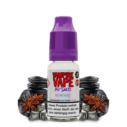 Vampire Vape - Nic Salts 10 ml Black Jack 20 mg/ml