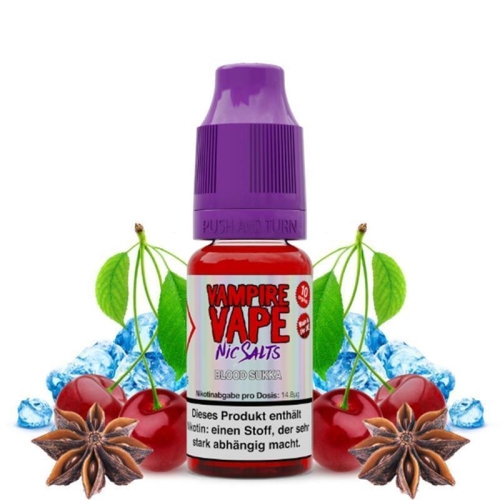 Vampire Vape - Nic Salts 10 ml Blood Sukka 10 mg/ml