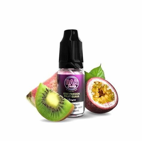 Bar Salts - Nic Salt Liquid Kiwi Passion Fruit Guava 20 mg/ml