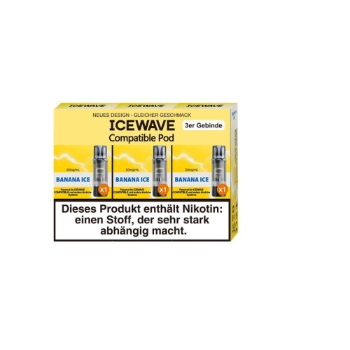 Icewave - Prefilled Pod Special Edition (3 Stück) Banana Ice 20 mg/ml