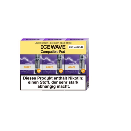 Icewave - Prefilled Pod Special Edition (3 Stück) Grape 20 mg/ml