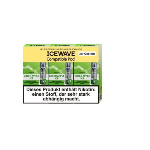 Icewave - Prefilled Pod Special Edition (3 Stück) Green Apple 20 mg/ml