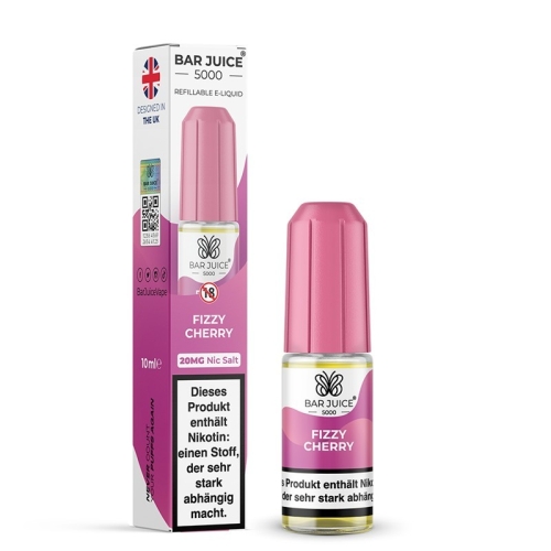 Bar Juice 5000 NicSalt Liquid 10 ml Fizzy Cherry 20 MG