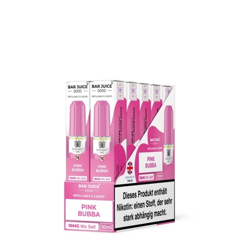 Bar Juice 5000 NicSalt Liquid 10 ml Pink Bubba 10 MG