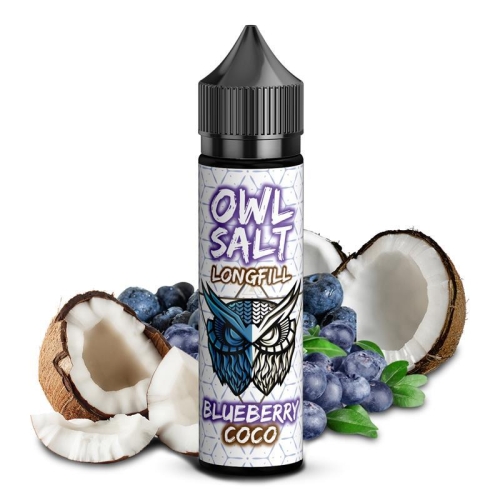 OWL Salt Longfill 10 ml in 60 ml Blueberry Coco