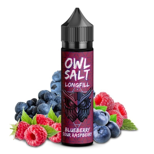 OWL Salt Longfill 10 ml in 60 ml Blueberry Sour Raspberry