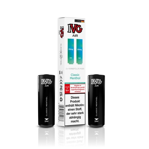 IVG - Air Prefilled Pods (2Stück) Classic Menthol