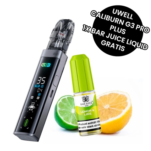 UWELL - Caliburn G3 Pro Pod Kit + 1x Bar Juice Gratis