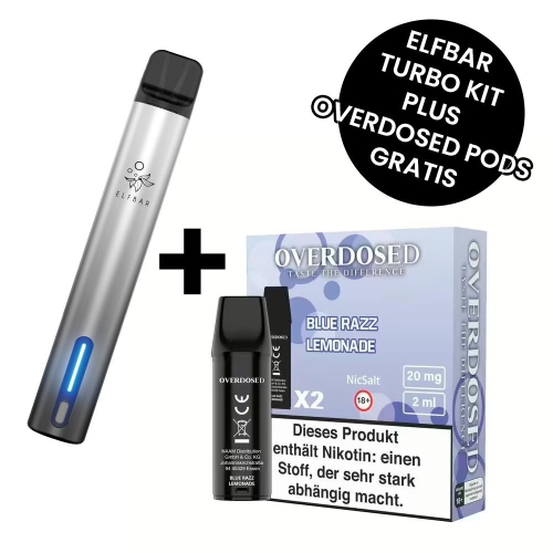 Elfbar Turbo Kit + 1x Overdosed Prefilled Pods Gratis