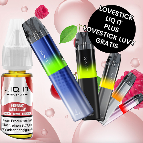 Lovesticks - Liq it NicSalt Liquids + LUVX Gratis