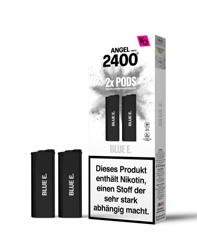 Vape Bars - Angel 2400 Prefilled Pods (2 Stück) Blue E.