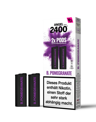 Vape Bars - Angel 2400 Prefilled Pods (2 Stück) B. Pomegranate