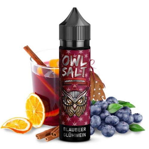 OWL Salt Longfill 10 ml in 60 ml X-mas Blaubeer Glühwein