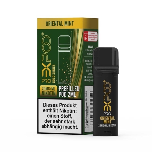 Expod Pro - Gold Pod Oriental Mint 20 mg/ml