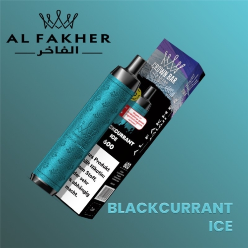 Al Fakher Crown Bar 600 Blackcurrant Ice