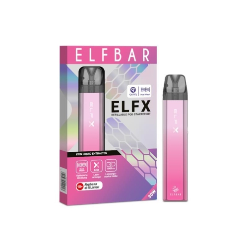ELF BAR - ELFX Pod Kit silber-pink